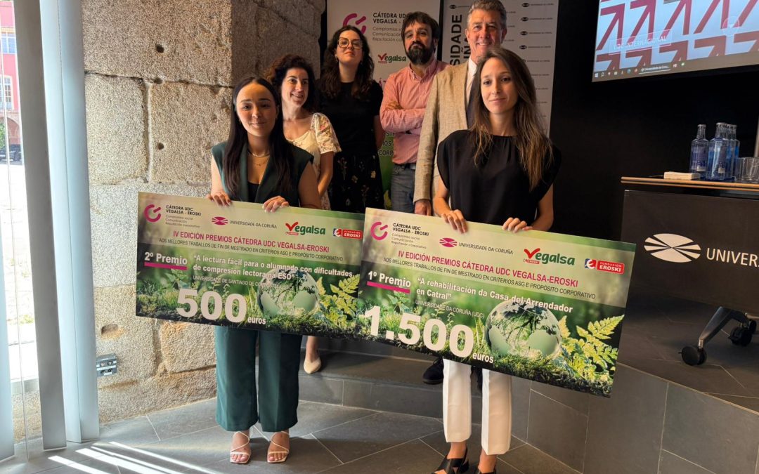PREMIOS DE LA CÁTEDRA UDC VEGALSA-EROSKI A LOS MEJORES TRABAJOS DE FIN DE MÁSTER DE SOSTENIBILIDAD